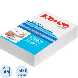 Бумага КОМУС ДОКУМЕНТ Business (А5, марка В, 80 г/кв.м, 500 л)  фото 2