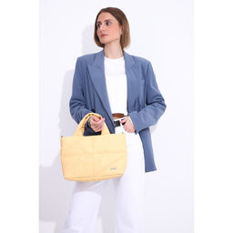 Сумка-тоут на молнии, цвет жёлтый - Simaland фото 4