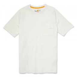 Мужская футболка Timberland Eco-Ready - SS Supima Anti-Odor Tee Regular белая  фото 2