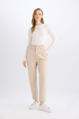 Paperbag Gabardin Pantolon Standart Paca Cepli