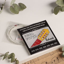 Струны для 7-струнной гитары  ( .010 - .050, латунная навивка на граненом керне)