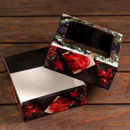 Коробка подарочная, крышка-дно, Волшебная ночь, 14,5 х 14,5 х 6 см - UPAK LAND фото 4