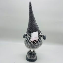 Новогодний декор - Гном серый 47 см (арт. W6728) - Ип лебедев о.ю фото 3
