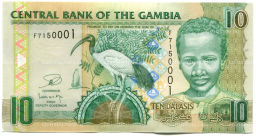 10 даласи 2013 года Гамбия