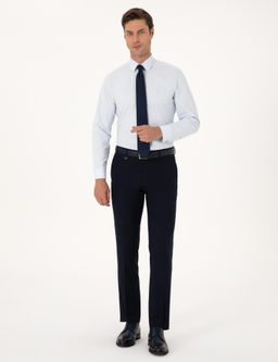 Lacivert Slim Fit Kuma_ Pantolon