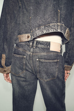 Z1975 STRAIGHT JEANS WITH TURN-UP HEMS