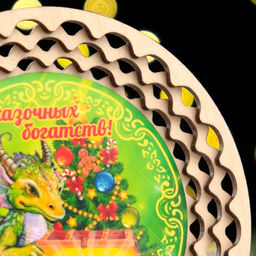 Тарелка сувенирная Сказочных богатств!, ламинация, d=130мм - Simaland фото 4