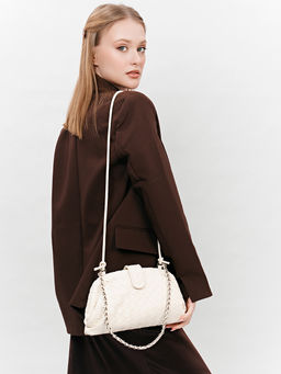 LACCOMA сумка PLB2269-молочный эко кожа  фото 8