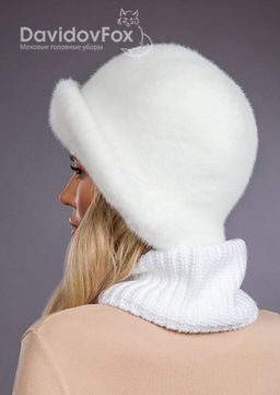 Шапка Шляпка экомех панама белый