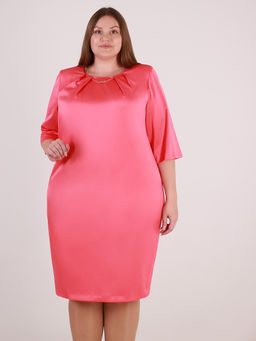 Платье женское розовое - Almond фото 6