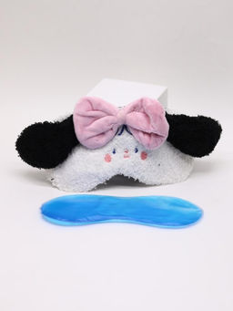 Маска для сна гелевая "Cute puppy", pink