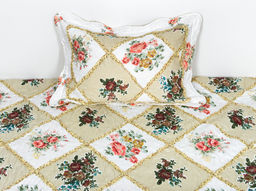 Покрывало "Винтаж" (коттон) 1.5-спальное (1 наволочка)