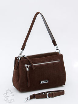 Сумка женская кожаная 1025CF coffee Polina&Eiterou