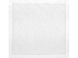 01с-44ЯК Комплект салфеток из 6 шт 45*45 "Овальная" цв. белый