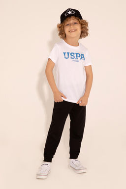 Спортивные штаны U.S. Polo Assn для мальчика черные хлопок  фото 7