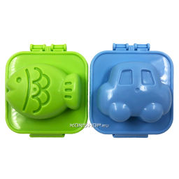 Контейнер для вареных яиц зеленый, голубой (2 шт.), Япония