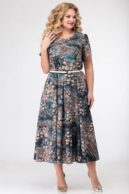 Блуза Swallow 803.2 черный+серебряный узор фото 283