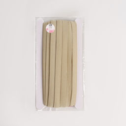 Резинка с силиконом, 10 мм, 10±1 м, бежевая