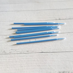 Kristaller Микробраши одноразовые для нанесения растворов / MA-100 Regular, синий, 100 шт фото 5