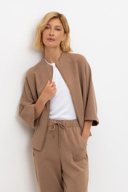 ЕВТ 3281/охра коричневая жакет жен