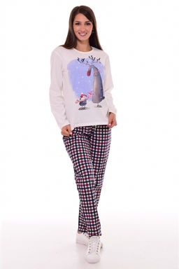 Пижама женская 1-214 (молоко) Мороз