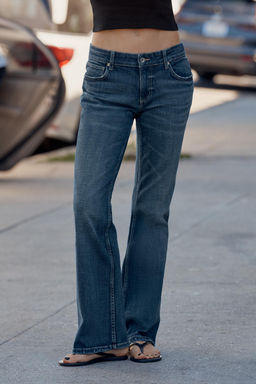 TRF BOOTCUT LOW-RISE JEANS - Zara фото 26