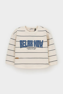 КР 302755/суровый,индиго,полоска к568 джемпер (свитшот) д/мал яс - Crockid фото 2