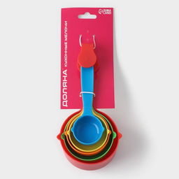 Набор мерных ёмкостей Доляна Блеск, 5 шт: 30 мл, 60 мл, 80 мл, 125 мл, 250 мл фото 10