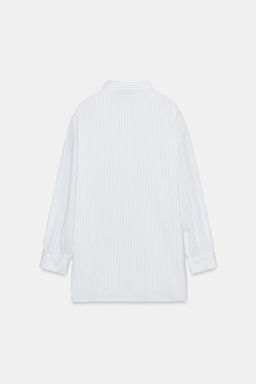 STRIPED OVERSIZE SHIRT - Zara фото 20