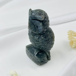 Статуэтка Сова из Лабрадора - Радуга самоцветов фото 3