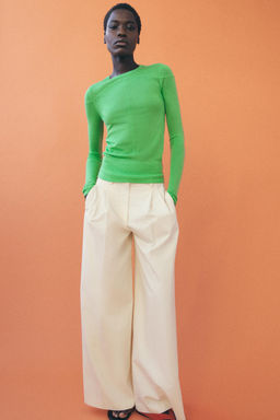 JERSEY PUNTO FINO CON LANA / VERDE