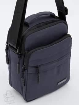 Сумка мужская кожаная 18044 blue Aotian в Новосибирске