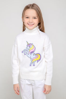 КВ 30119/ш/белый джемпер д/дев яс