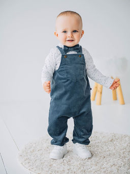 Рубашка с воротником поло Звездочки 0+ - Bungly фото 2