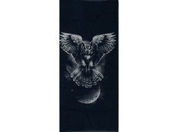 6с102.411ж1 Сова (т.синий) Полотенце махровое 67х150см