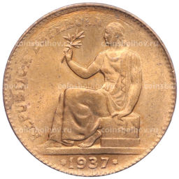 50 сентимо 1937 года Испания