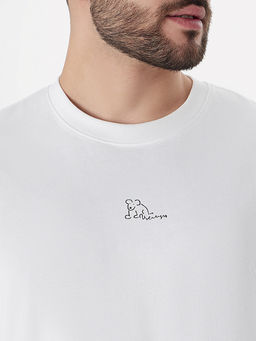 Футболка мужская белая с надписью