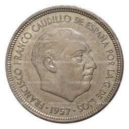 5 песет 1957 (74) года