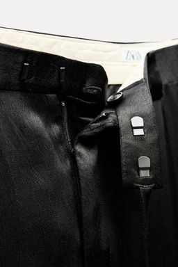 ZW COLLECTION SATIN TROUSERS WITH BOW - Zara фото 8