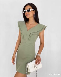 Платье Сюзанна (фисташковый) - Nadi bordo фото 3