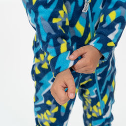 Комбинезон детский синий абстракция