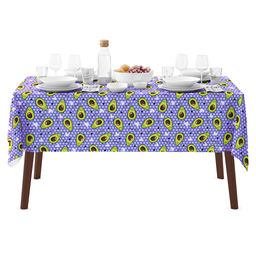 Скатерть 150х145см Авокадо, вид 2/2, длина стола до 110см, на 4 персоны, рогожка (хлопок 100%) 171г/м2, упаковка классическая, пакет ПВХ 28х41см, Домашняя мода (Россия)