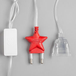 Гирлянда Бахрома 3?0.5 м с насадками Шарики, IP20, прозрачная нить, 80 LED, свечение мульти (RG/RB), мигание, 220 В - Luazon lighting фото 7