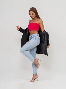 Топ женский, цвет фуксия