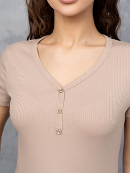 Футболка рубчик лапша кашкорсе с лайкрой. - Binita фото 5