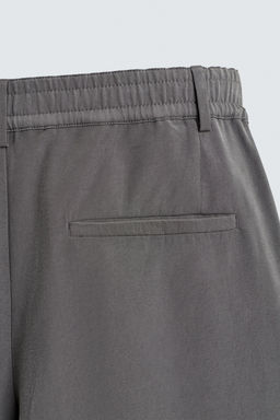 PANTAL?N FLUIDO PLIEGUES / Gris topo - Zara фото 9