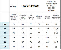 Conso/WDSF 240539 - черный Пуховая куртка
