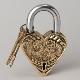 ЗАМОК ДЕКОРАТИВНЫЙ С КЛЮЧАМИ 10*7СМ - Lefard фото 3