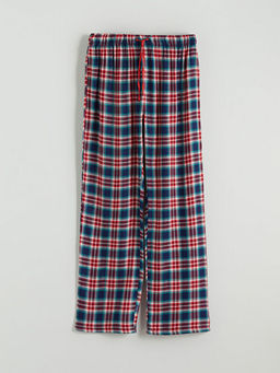 Beli Lastikli Ekose Kad?n Pijama Alt?