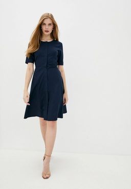 Приталенное платье-миди с расклешенным подолом - Incity фото 5